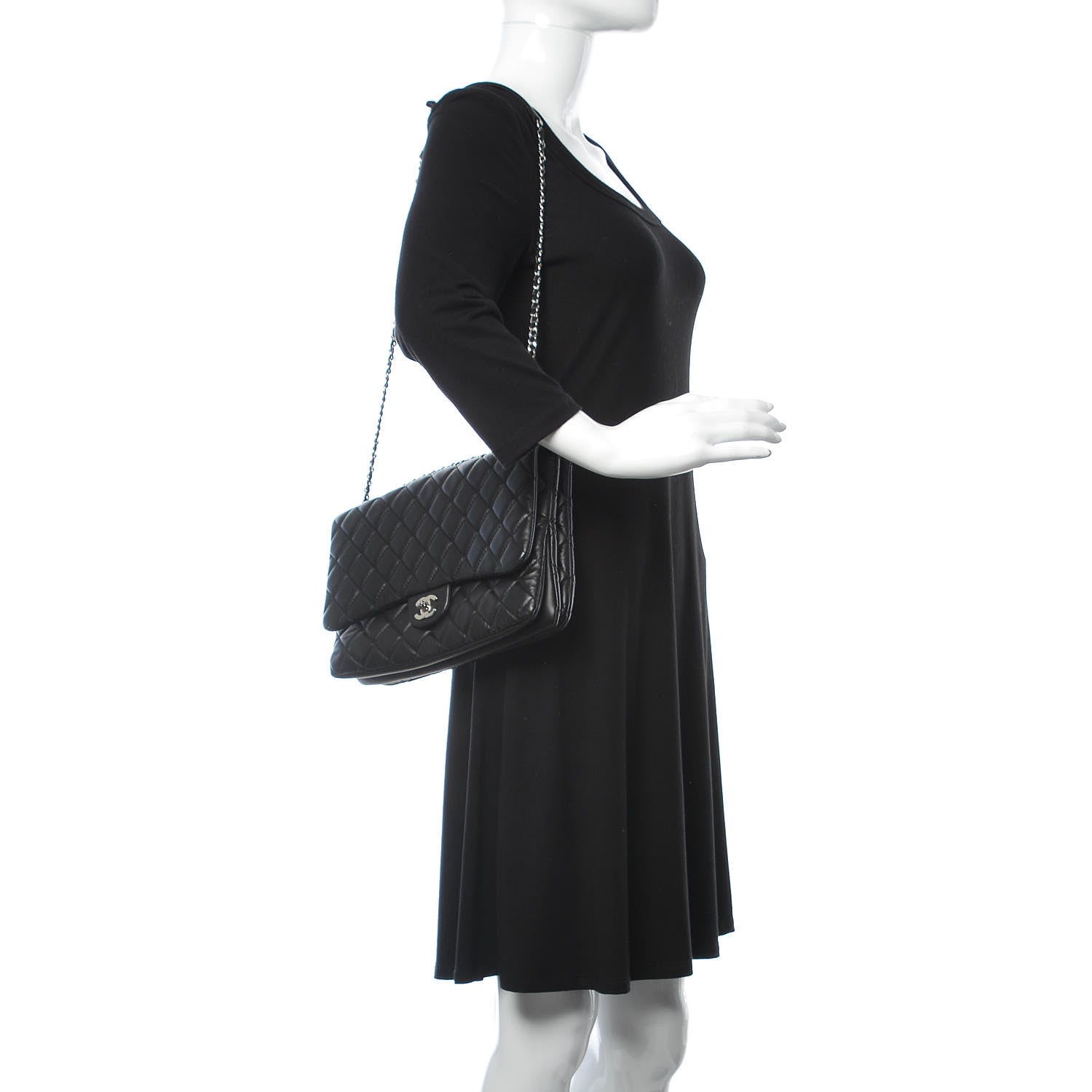Chanel Calfskin Quilted Tender Touch Flap Bag Black 2 of 11