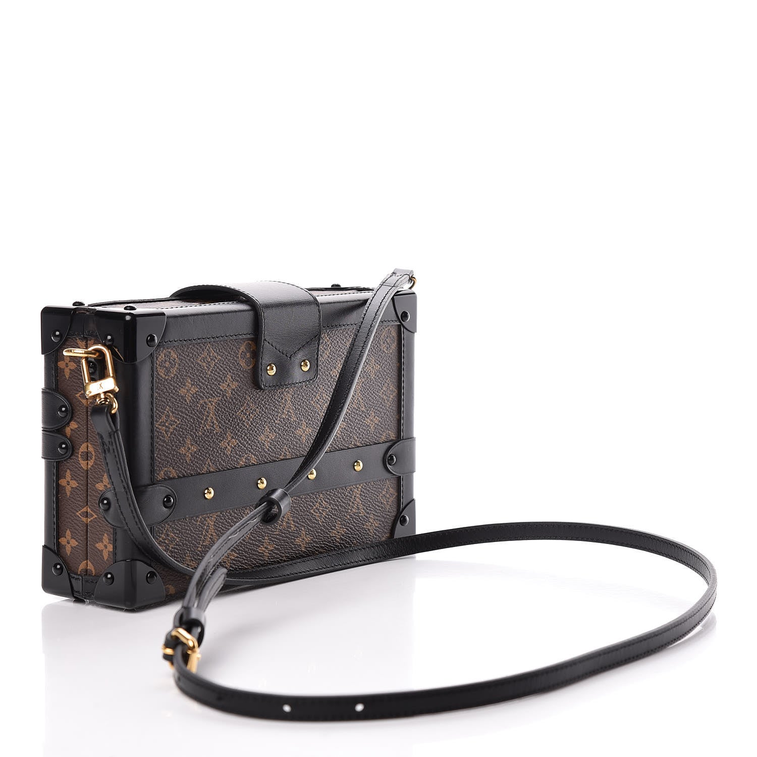 Louis Vuitton Monogram Petite Malle Black 3 of 10