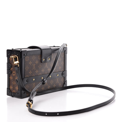 Louis Vuitton Monogram Petite Malle Black 3 of 10