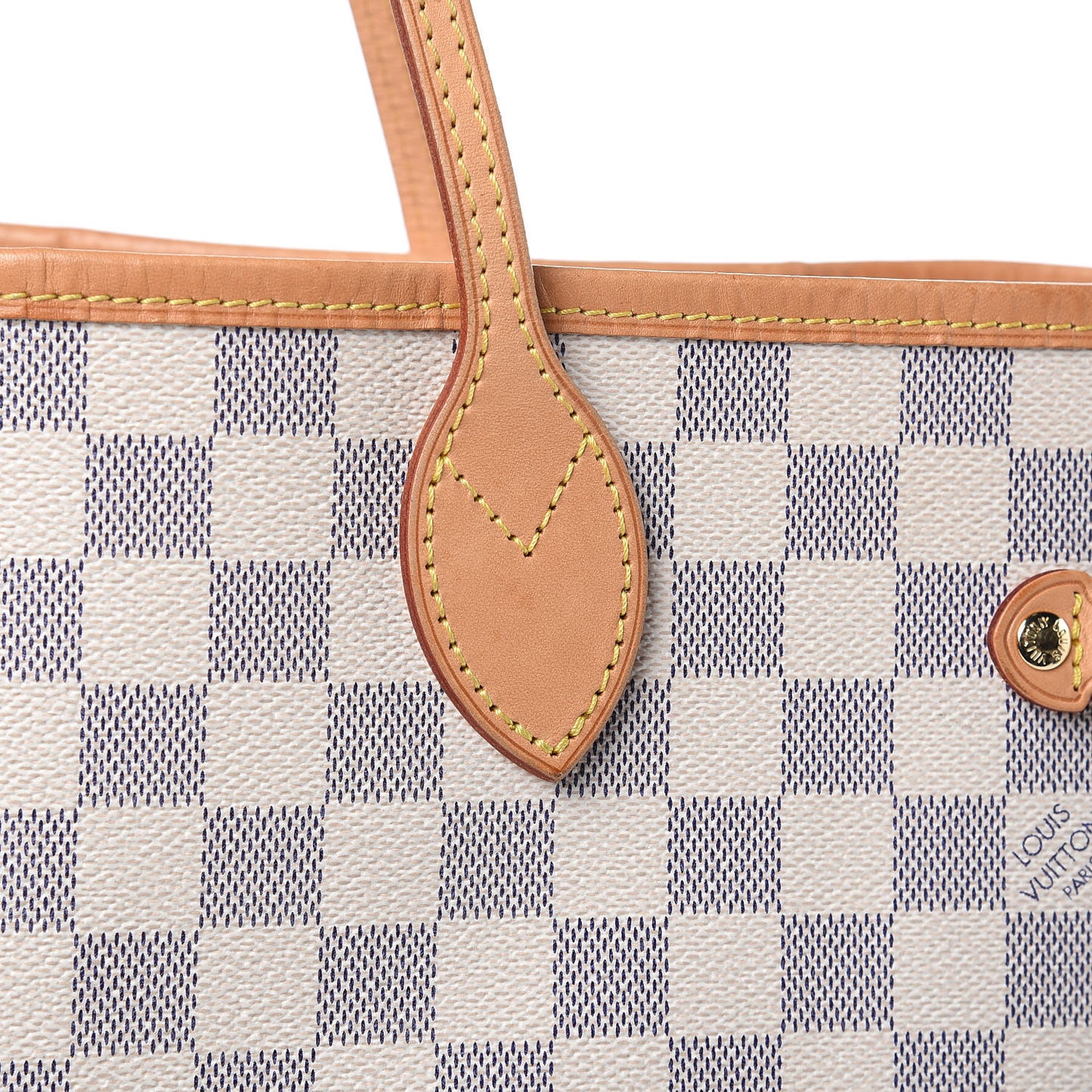 Damier Azur Neo Neverfull MM Rose Ballerine