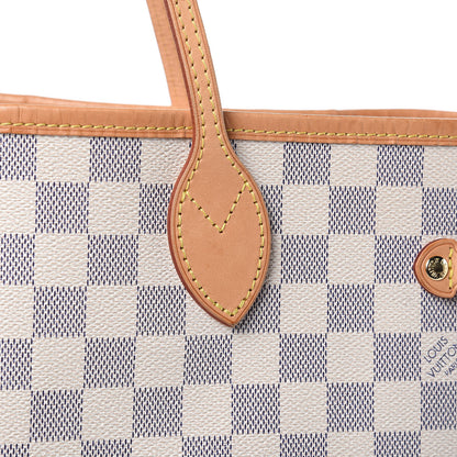 Louis Vuitton Damier Azur Neo Neverfull MM Rose Ballerine 12 of 16
