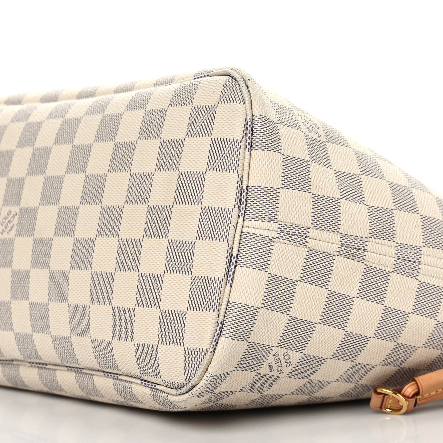 Damier Azur Neo Neverfull MM Rose Ballerine