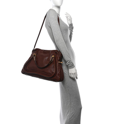 Chloe Calfskin Large Paraty Brown 2 of 16