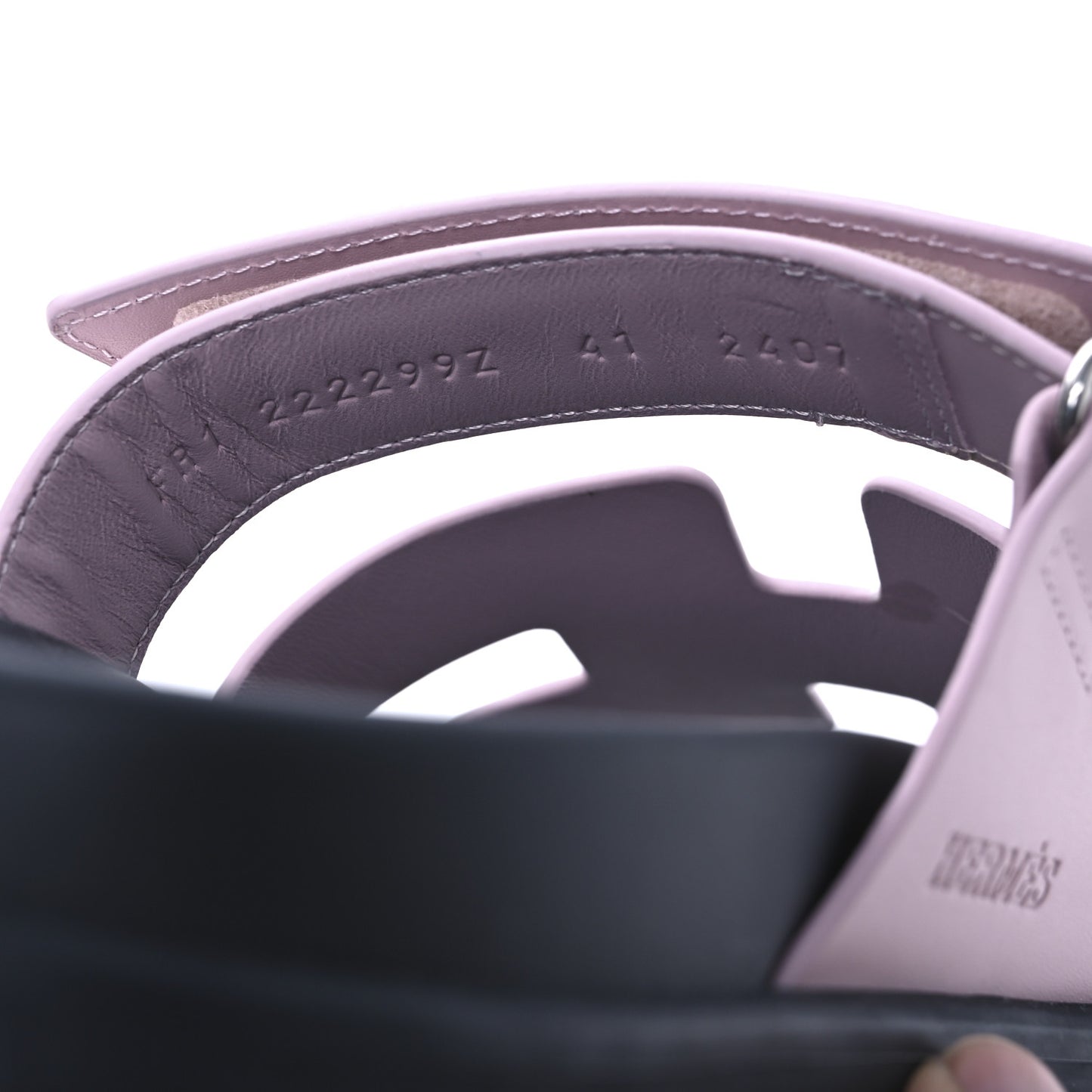 Calfskin Womens Chypre Sandals 41 Rose Porcelaine