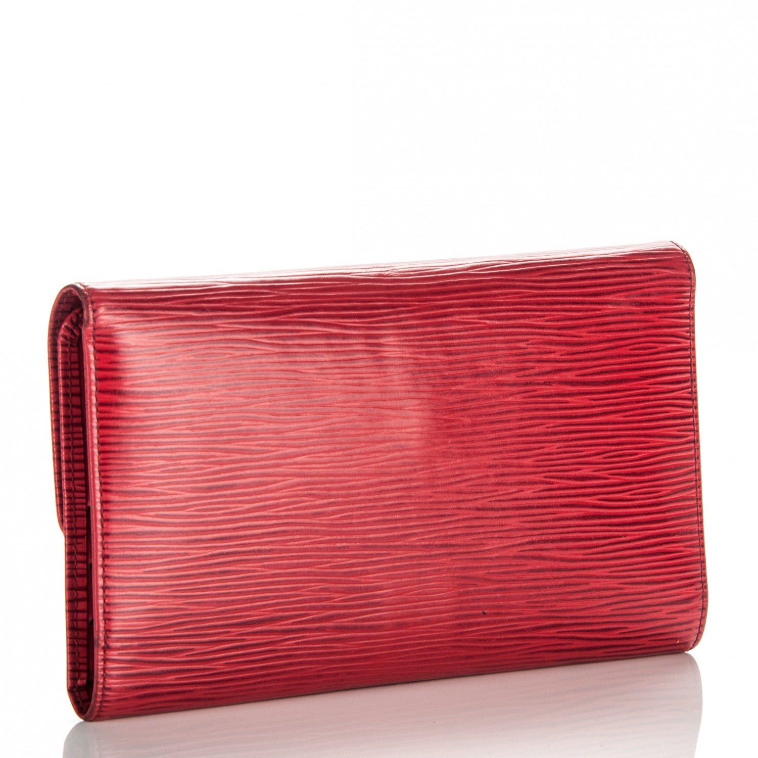 Louis Vuitton Epi Porte Tresor International Wallet Castillan Red 3 of 7