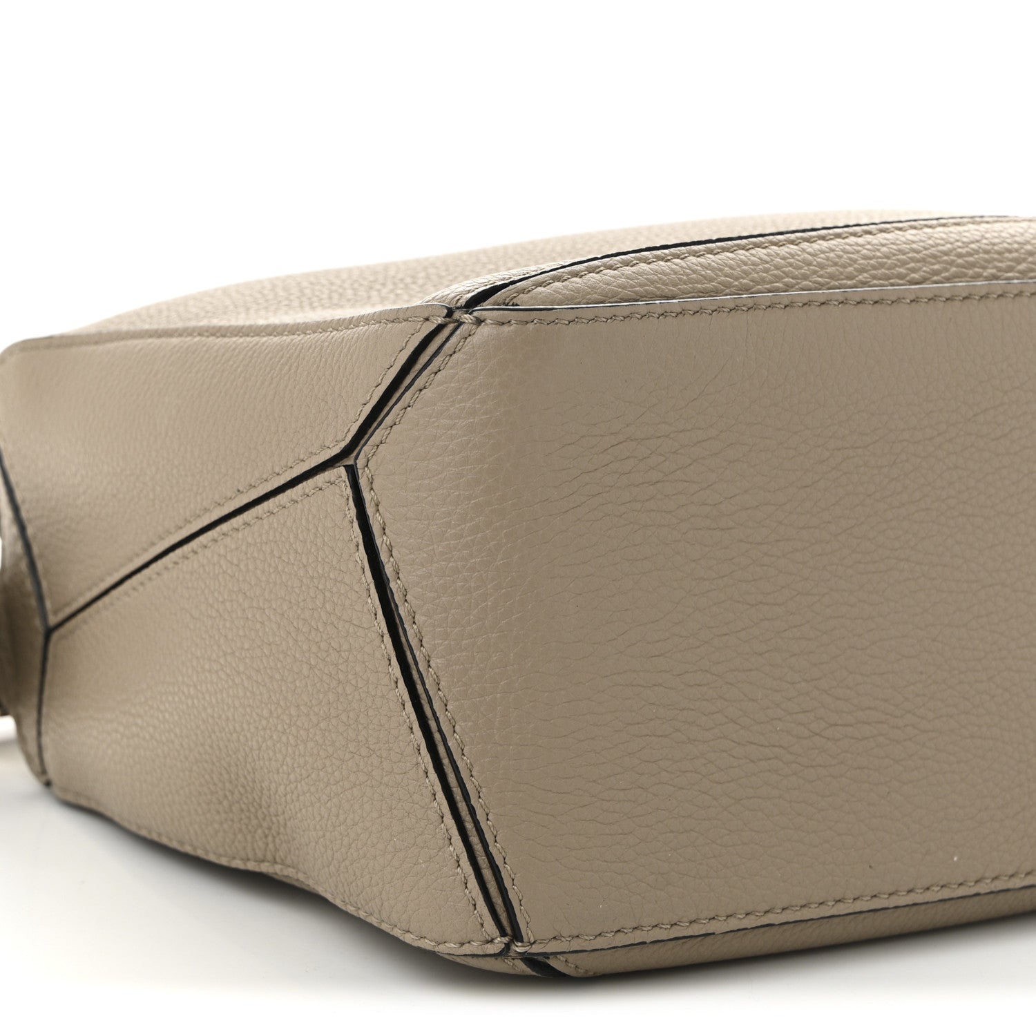 Loewe Grained Calfskin Small Puzzle Bag Sand 8 of 9