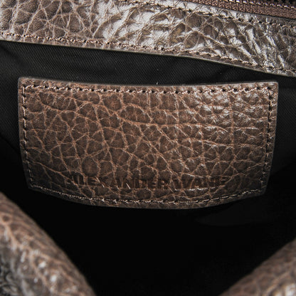 Alexander Wang Pebbled Lambskin Inside Out Rocco Gunpowder 6 of 10