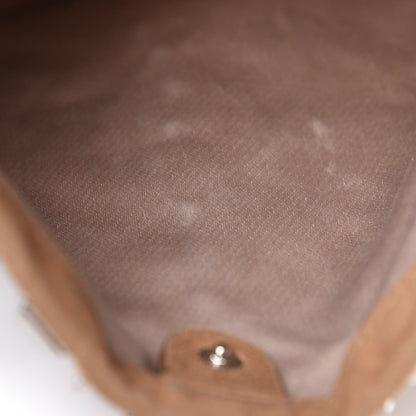 Prada Suede Studded Crystal Bag Light Brown 7 of 15
