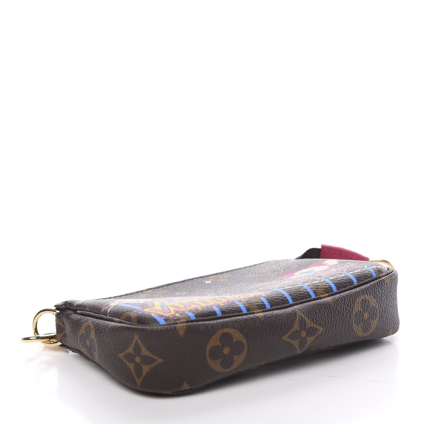 Monogram 2020 Christmas Animation Roller Coaster Mini Pochette Accessories Pivoine