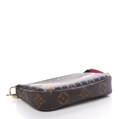 Louis Vuitton Monogram 2020 Christmas Animation Roller Coaster Mini Pochette Accessories Pivoine 3 of 7