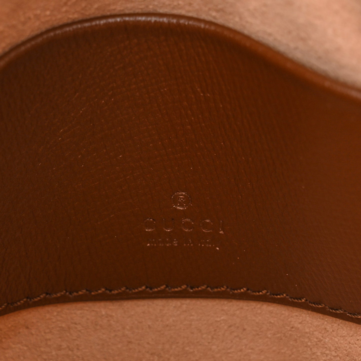 GG Supreme Monogram Azalea Calfskin Web Mini Jackie 1961 Hobo Beige Ebony Brown Sugar