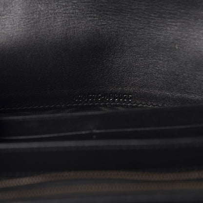 Gucci Calfskin Matelasse GG Marmont Chain Wallet Black 8 of 10