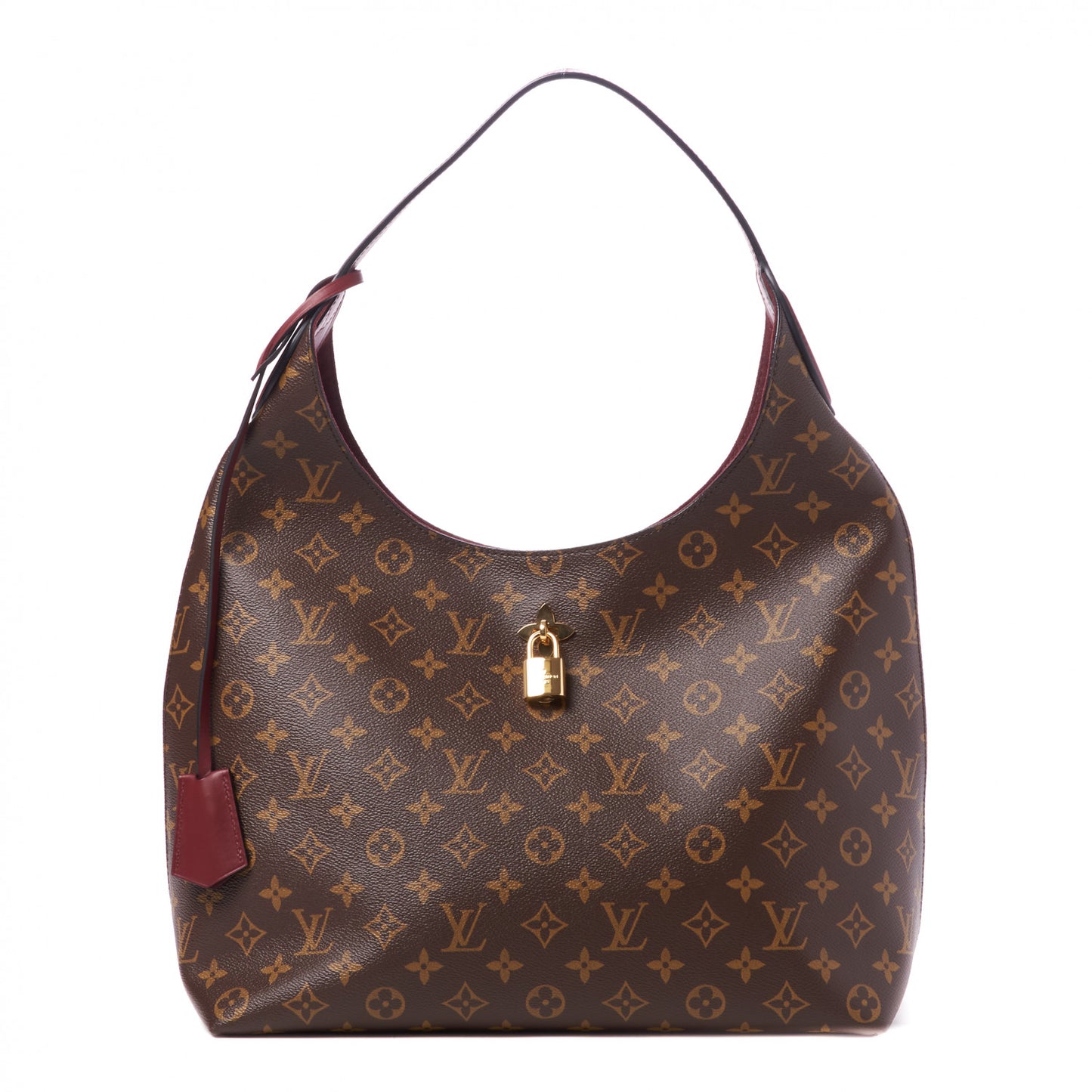 Monogram Flower Hobo Bordeaux