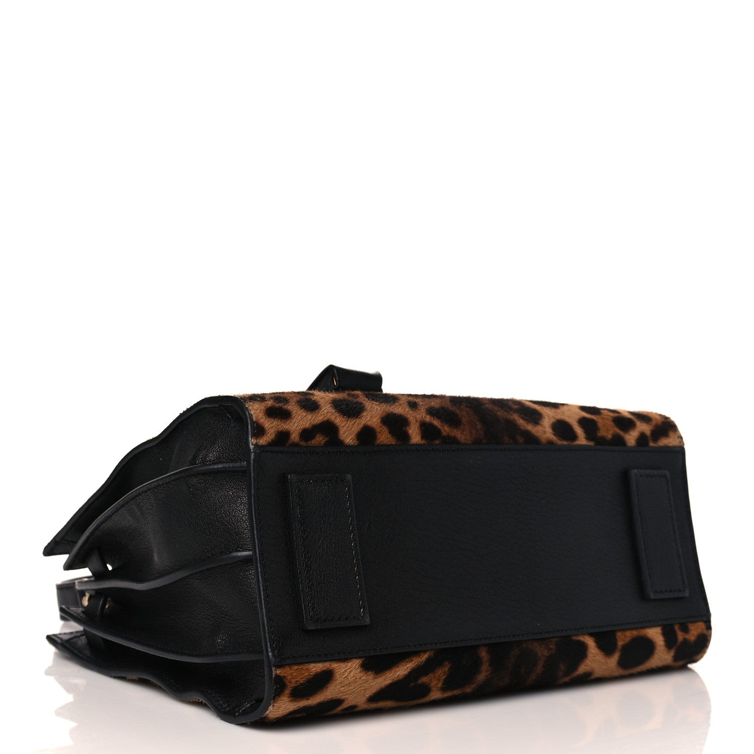 Saint Laurent Pony Effect Calfskin Leopard Print Baby Supple Sac De Jour 3 of 9
