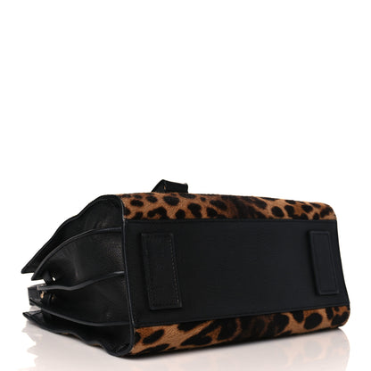 Saint Laurent Pony Effect Calfskin Leopard Print Baby Supple Sac De Jour 3 of 9