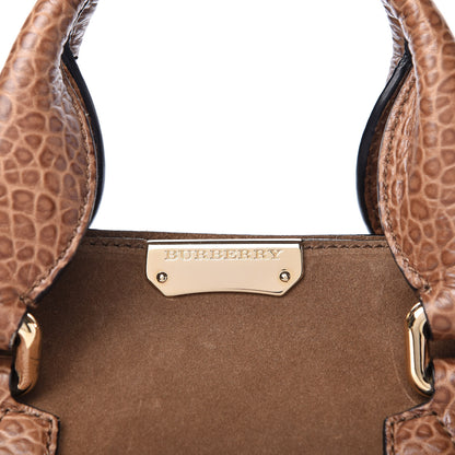 Burberry Signature Grain Suede Medium Callaghan Tote Camel 11 of 11