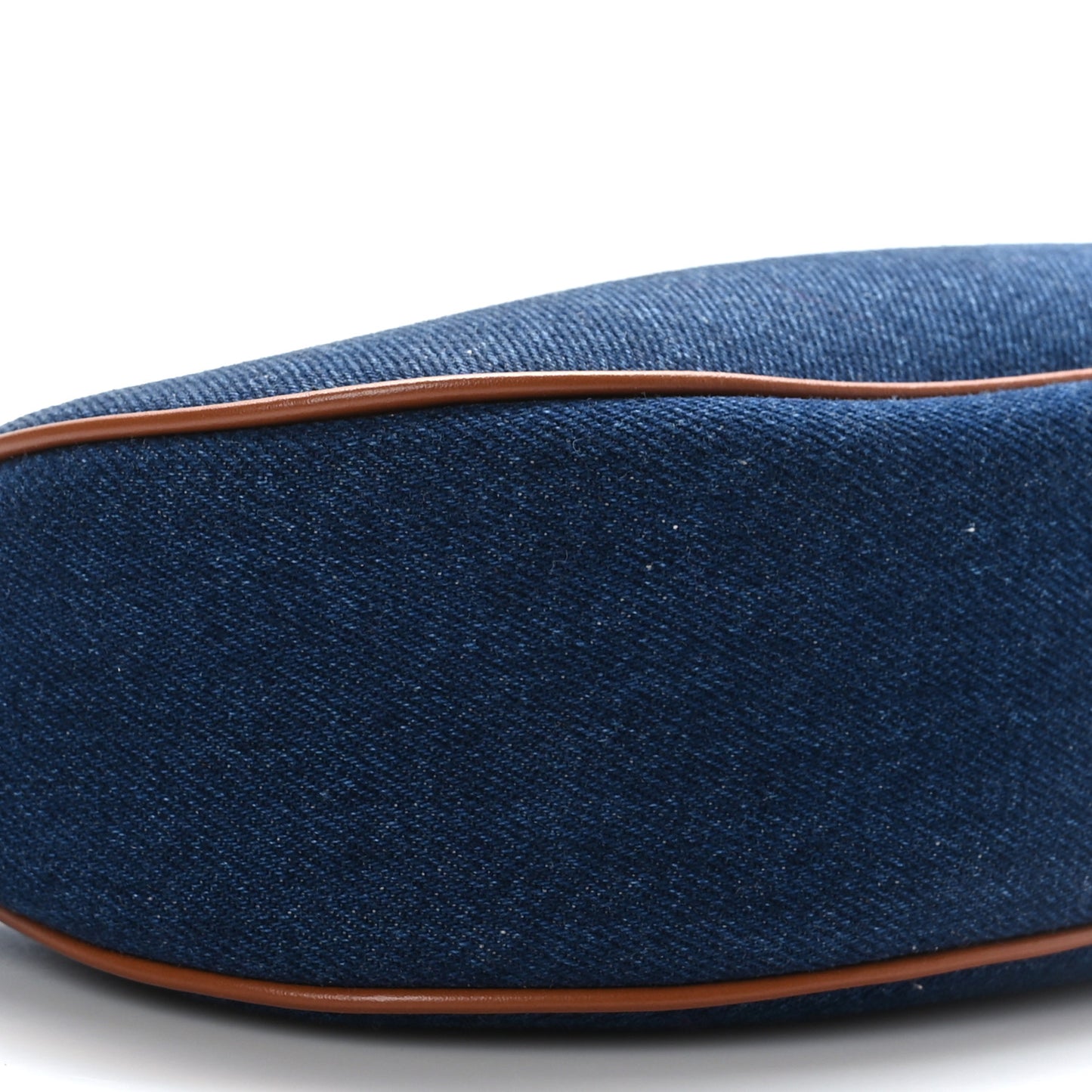 Denim Ava Shoulder Bag Navy Tan