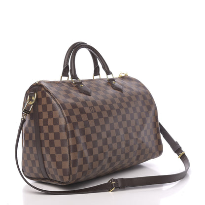 Louis Vuitton Damier Ebene Speedy Bandouliere 35 2 of 14