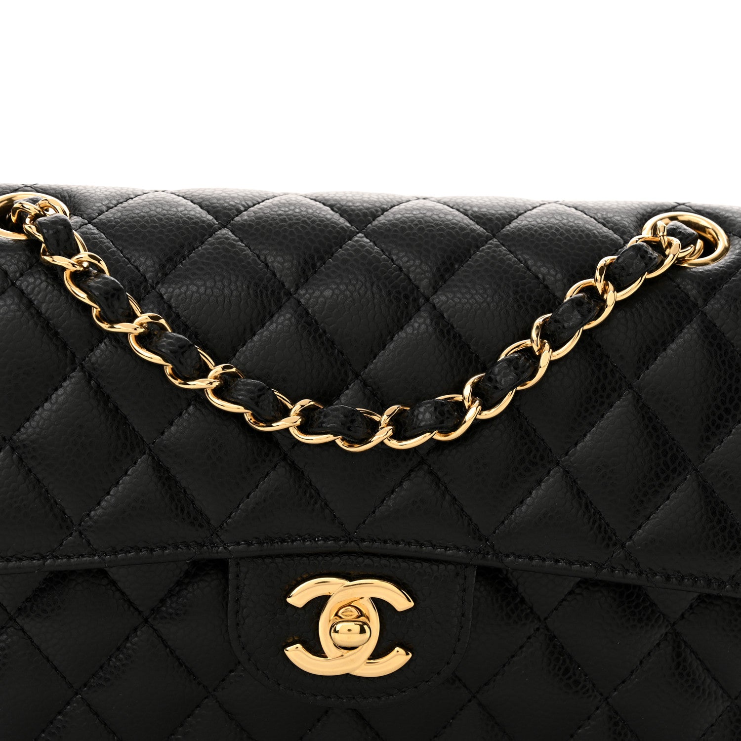 Chanel Caviar Quilted Small Double Flap Black 8 of 11