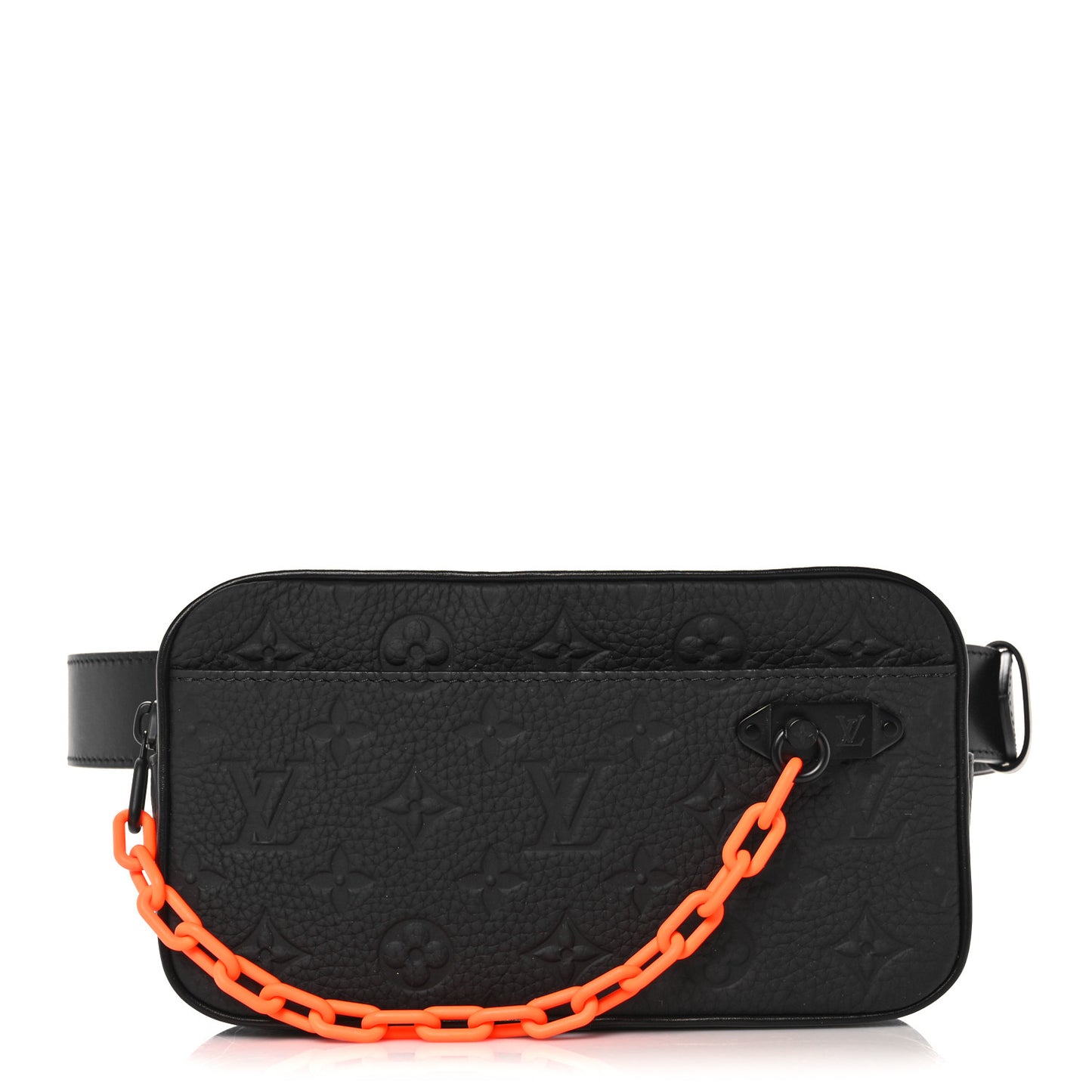 Taurillon Monogram Uniformes Solar Ray Soft Pochette Volga Belt Bag Black