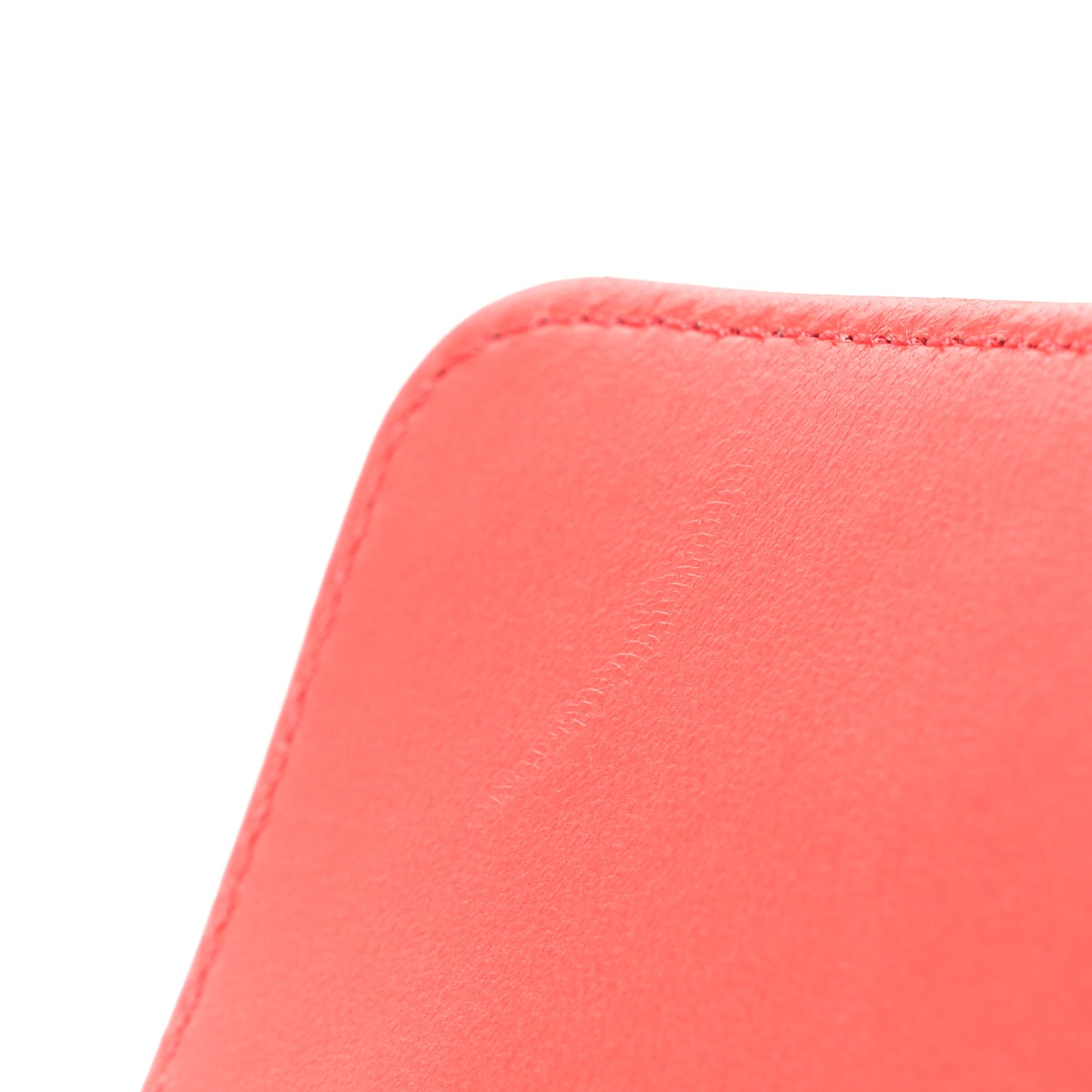 Velvet Quilted Small Boy Flap Coral