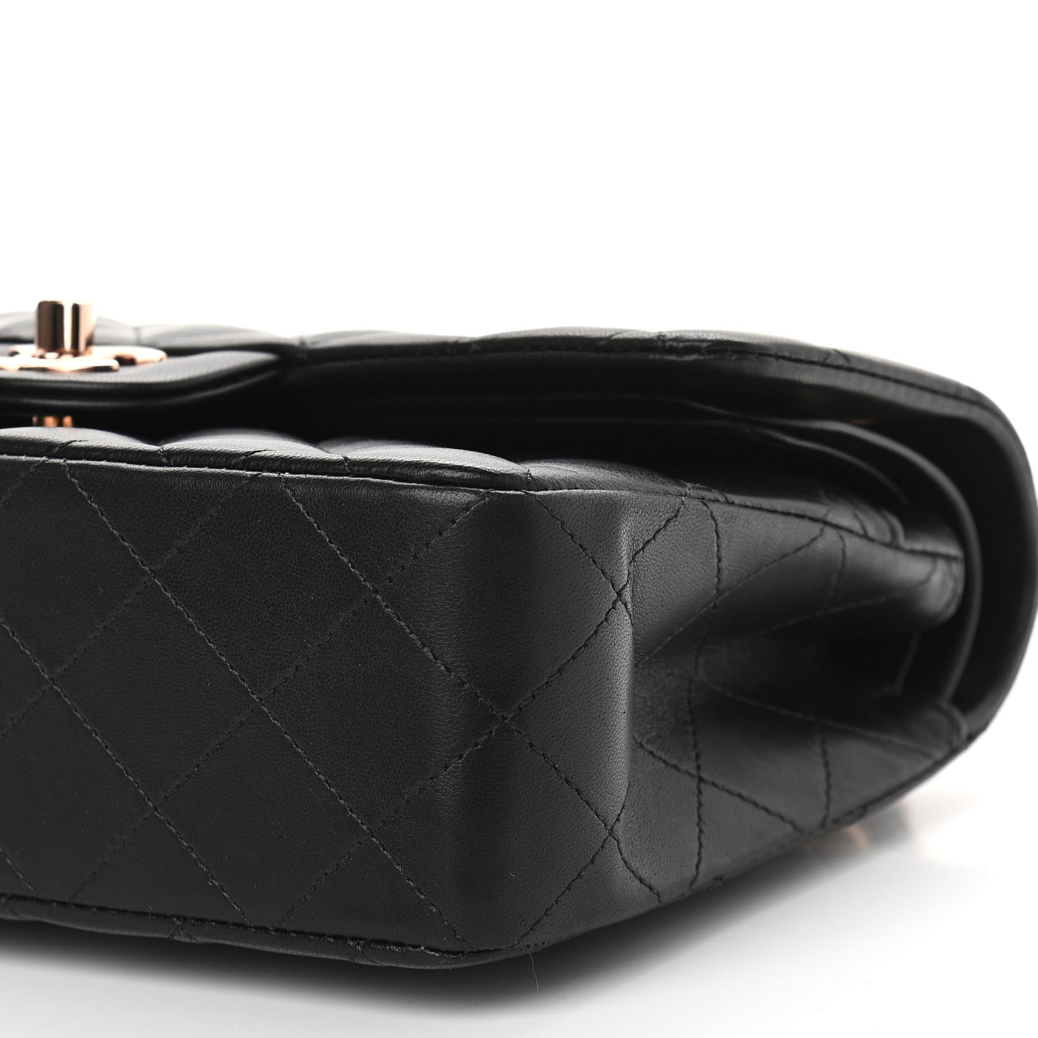 Chanel Lambskin Quilted Small Double Flap Black 9 of 9