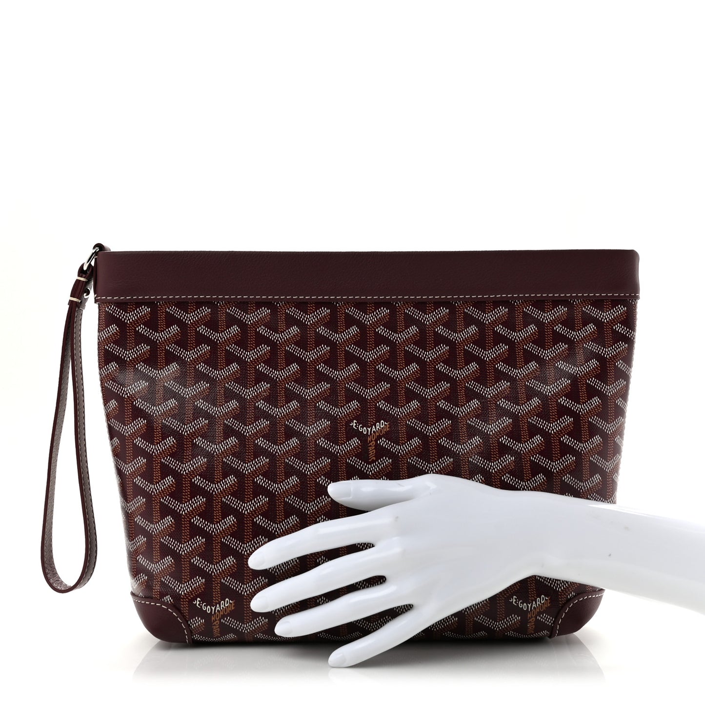 Goyardine Conti Pouch Burgundy