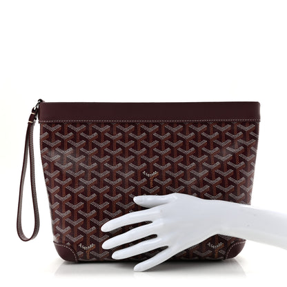 Goyard Goyardine Conti Pouch Burgundy 2 of 6