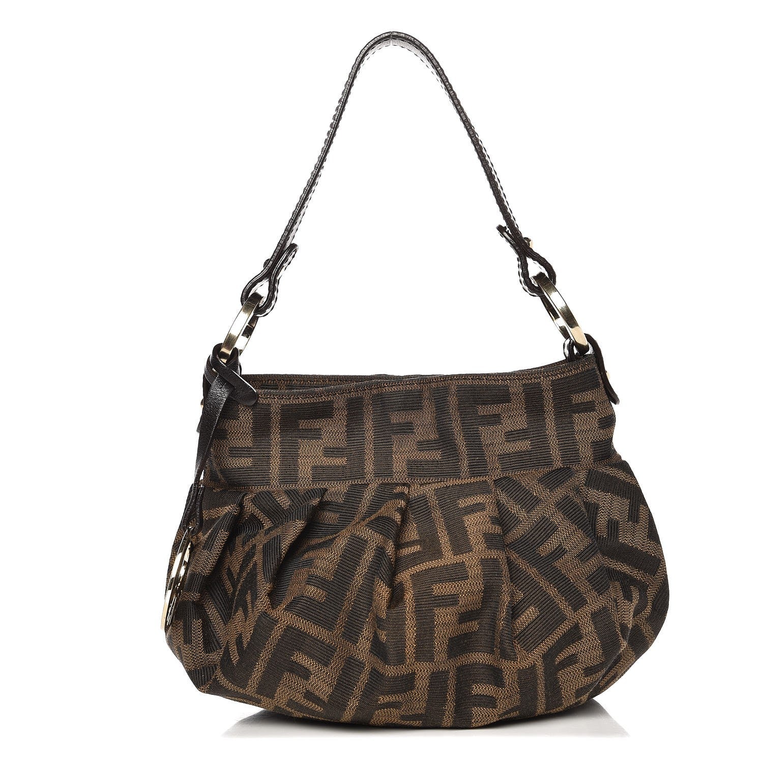 Fendi Zucca Mini Chef Hobo Tobacco 1 of 7