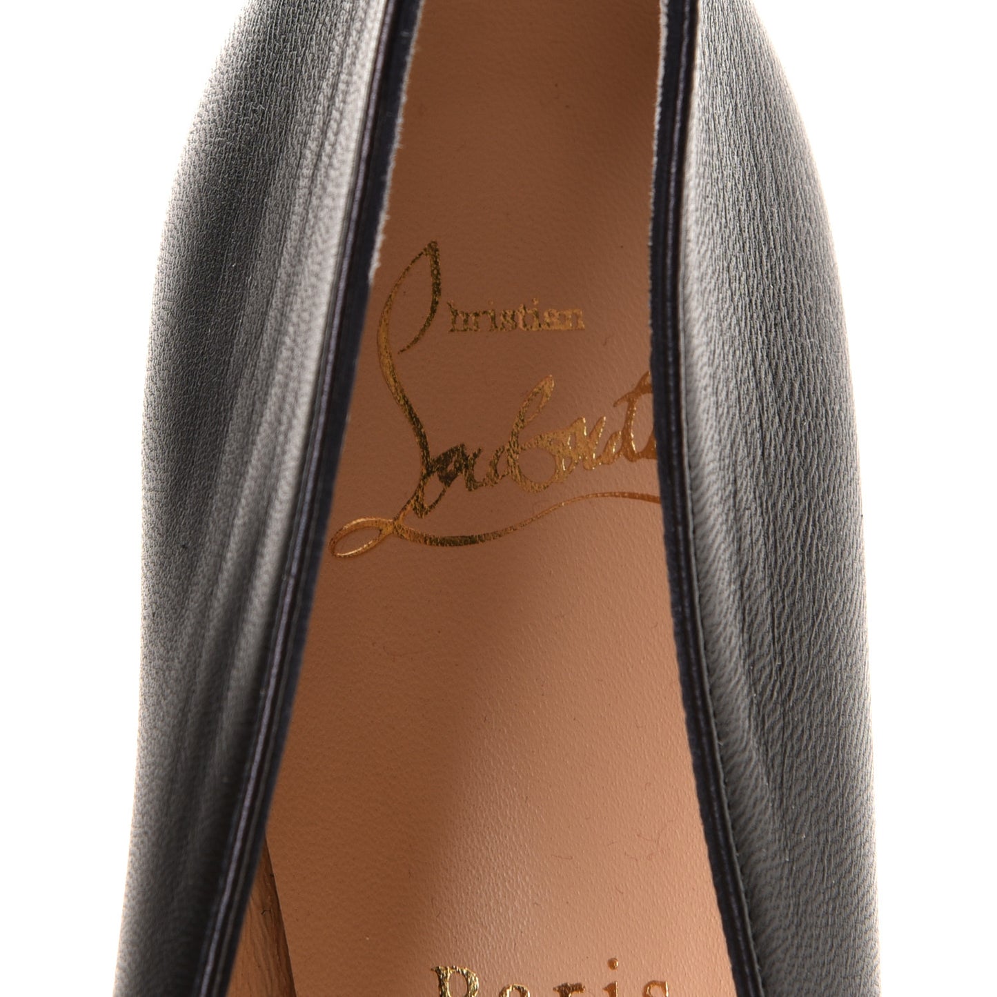 Nappa Patent CL Pump Flats 40 Black Loubi