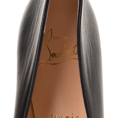 Christian Louboutin Nappa Patent CL Pump Flats 40 Black Loubi 7 of 9