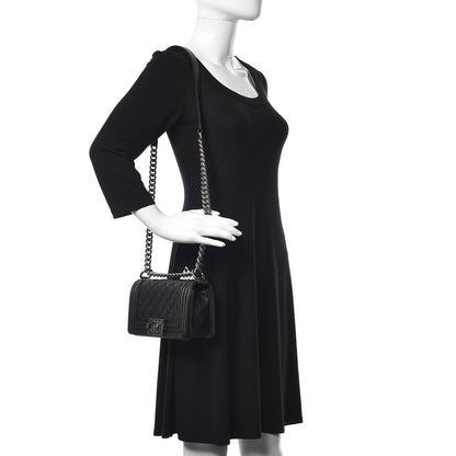 Chanel Caviar Quilted Small Boy Flap Black 2 of 11