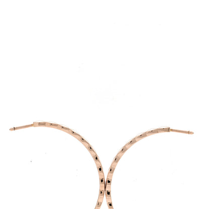 Chanel 18K Beige Gold Large Coco Crush Hoop Earrings 3 of 6