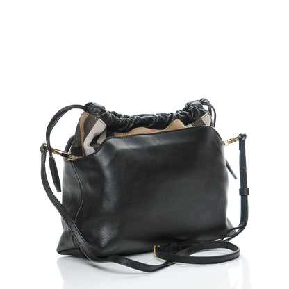 Burberry Calfskin House Check Little Crush Black 4 of 8