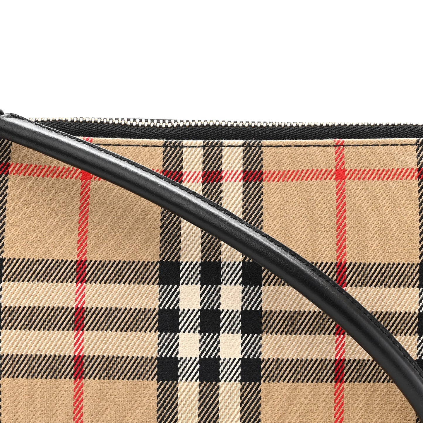 Vintage Check Calfskin Olympia Pouch Archive Beige