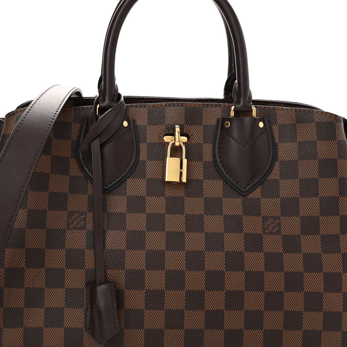 Cuir Taurillon Damier Ebene Normandy Black