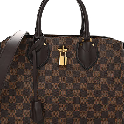 Louis Vuitton Cuir Taurillon Damier Ebene Normandy Black 8 of 12