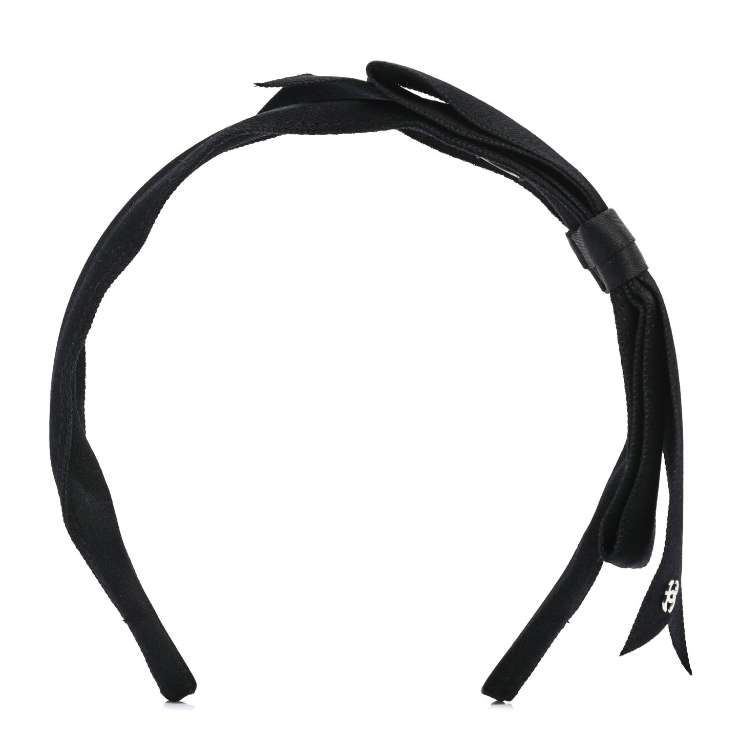 Silk CC Headband Black