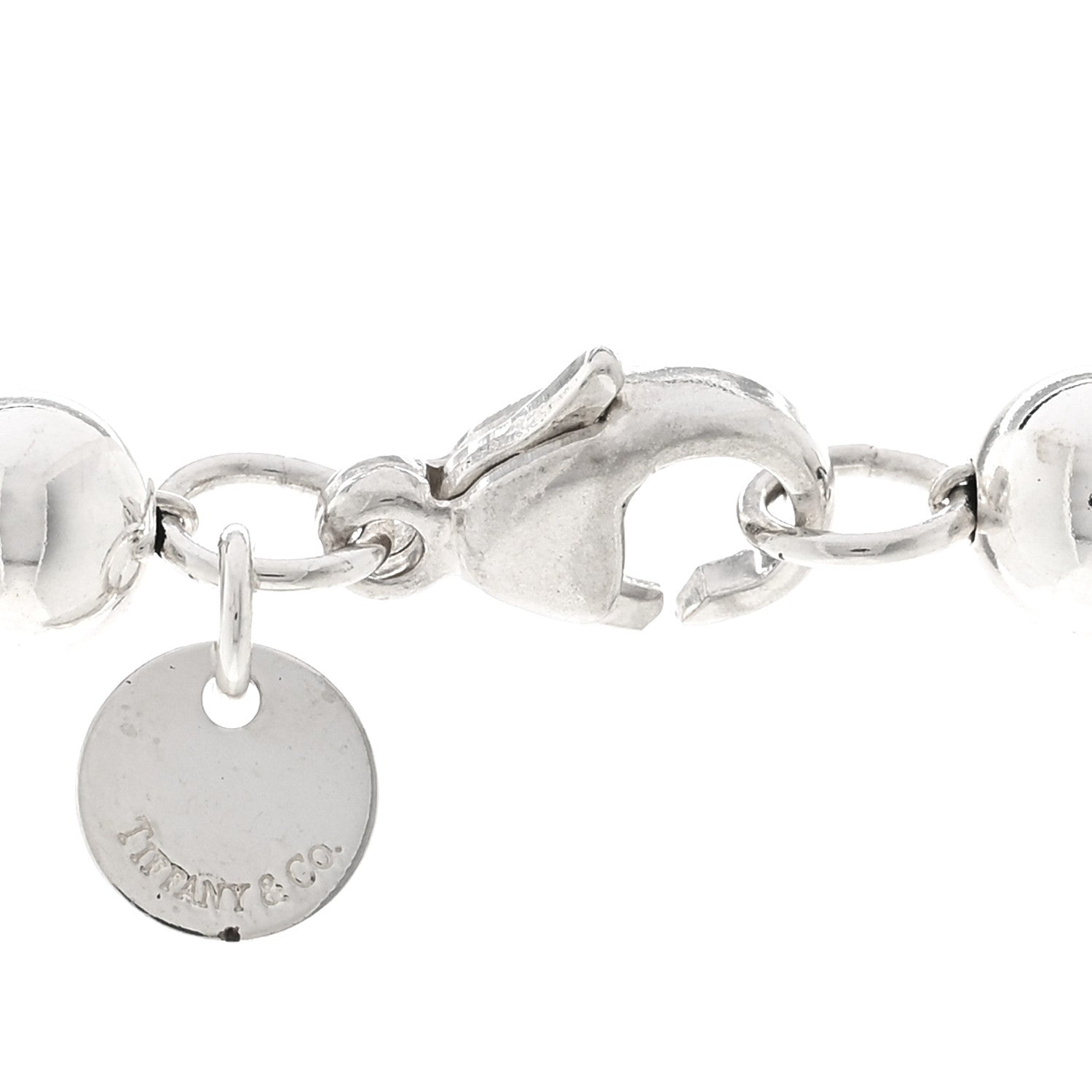 Tiffany Sterling Silver HardWear Graduated Ball Necklace 4 of 4