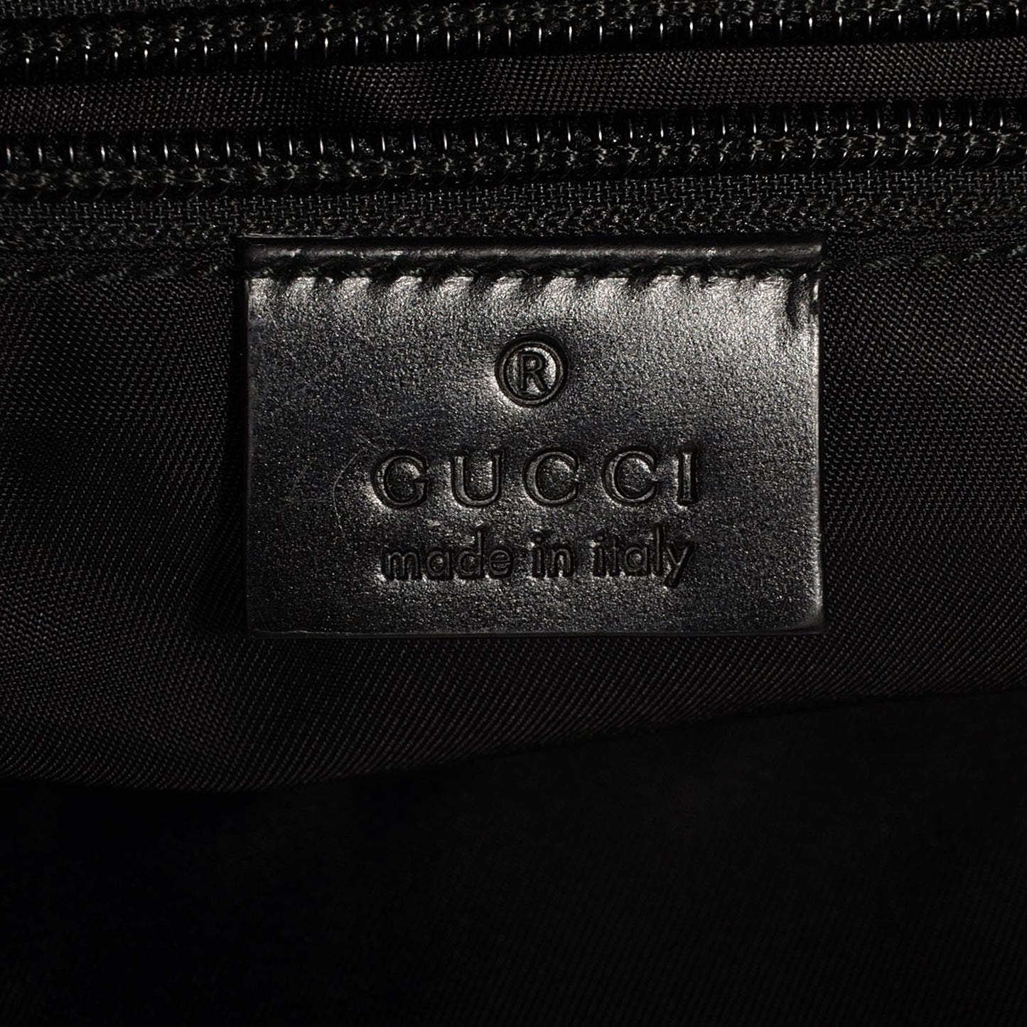 Coated Canvas Interlocking G Double Buckle Flap Messenger Bag Black