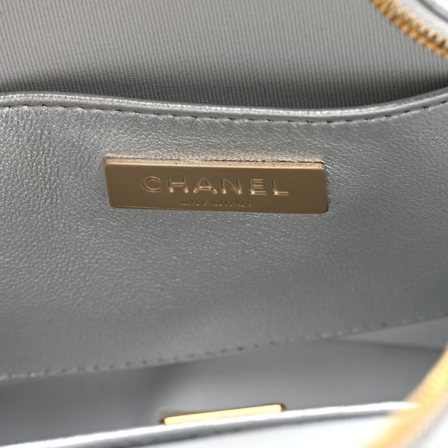 Chanel Metallic Lambskin Walk Of Fame Bag Silver 6 of 10