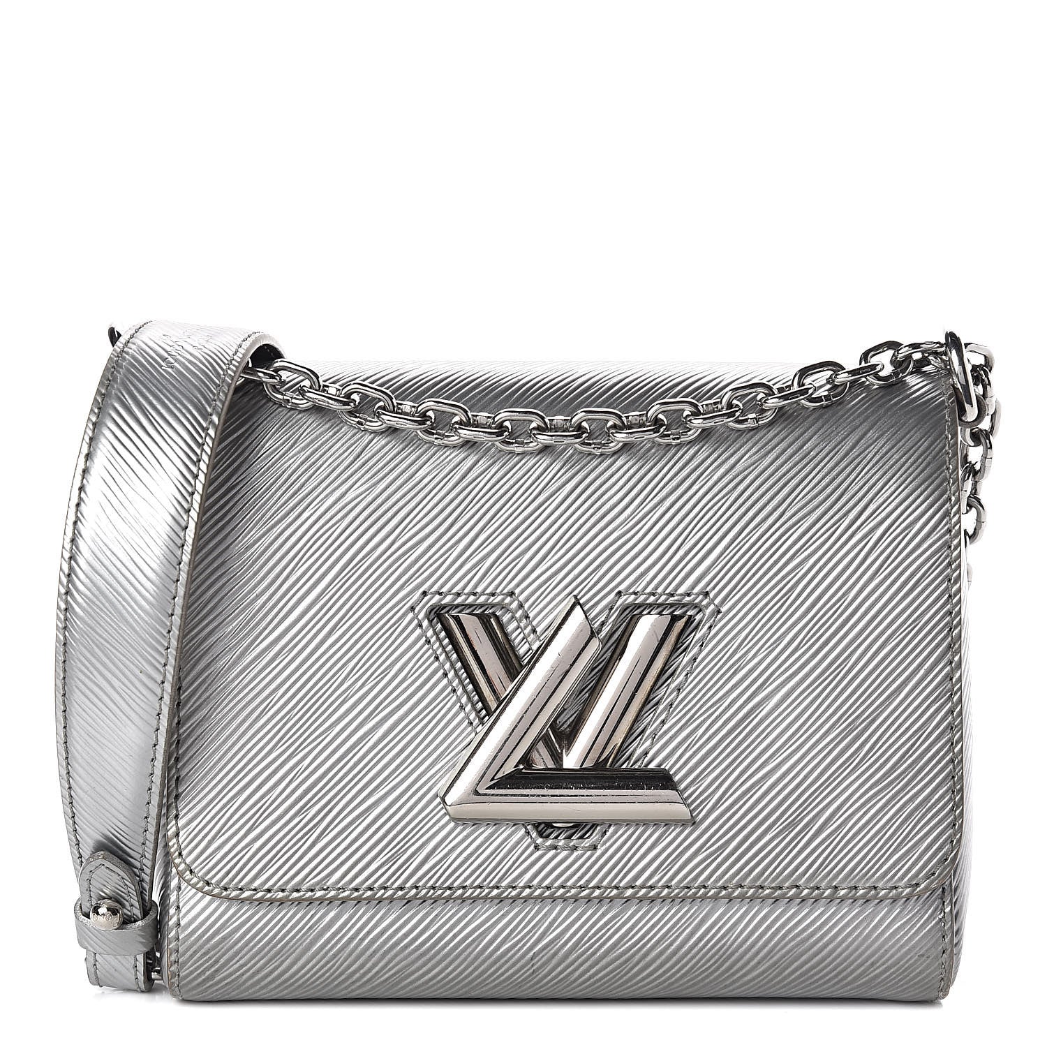 Louis Vuitton Epi Twist Shoulder Bag PM Argent 1 of 13