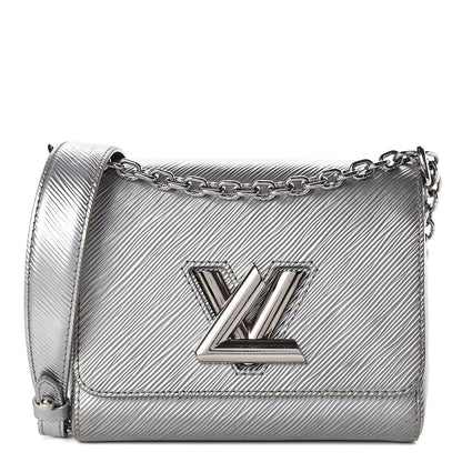 Louis Vuitton Epi Twist Shoulder Bag PM Argent 1 of 13