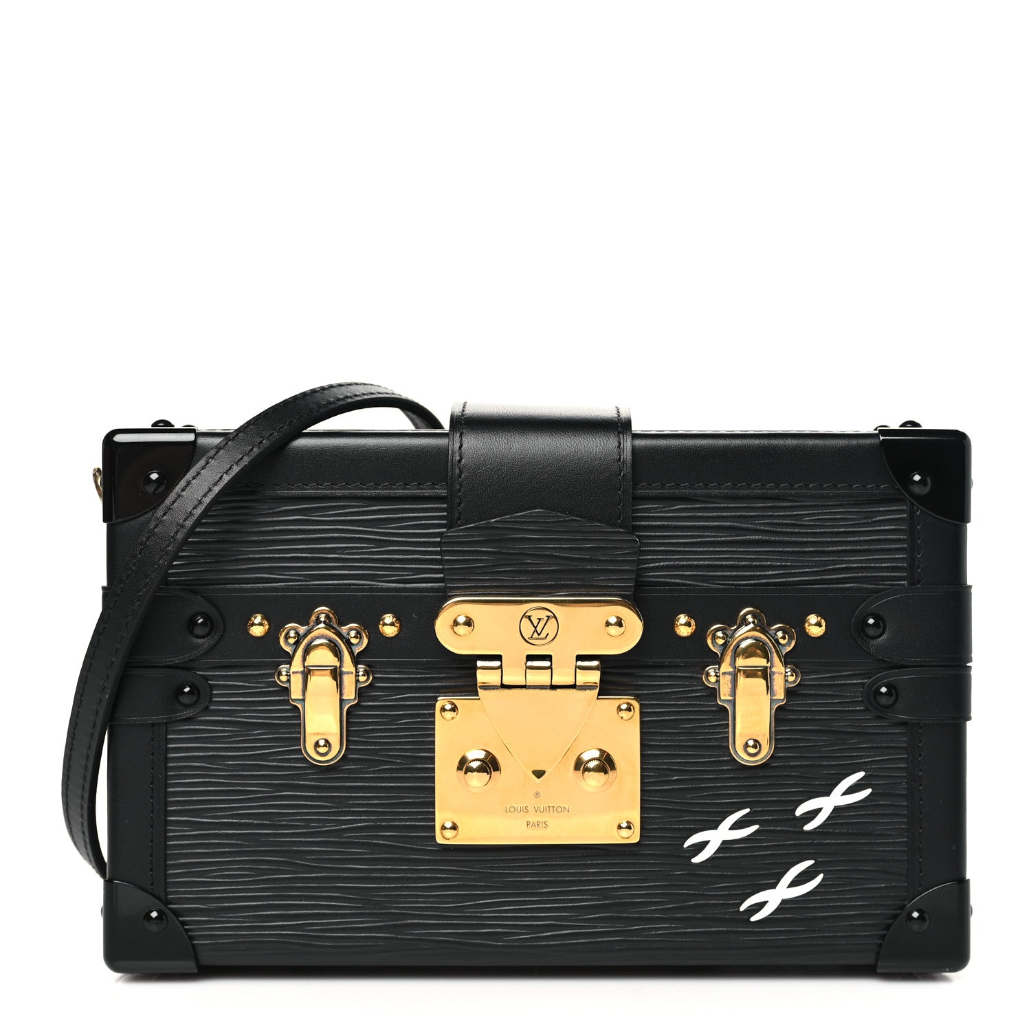 Louis Vuitton Epi Petite Malle Black 1 of 10