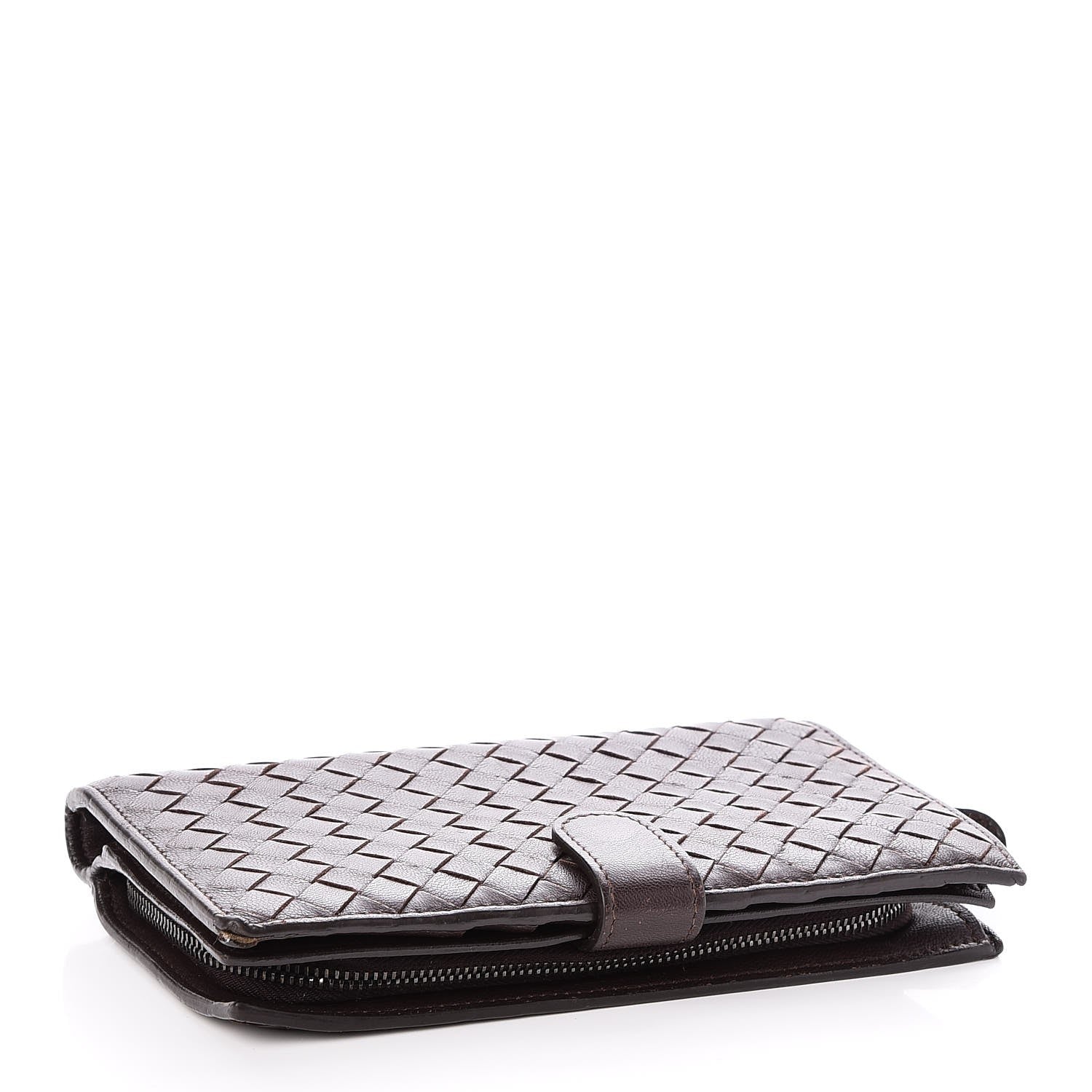 Bottega Veneta Nappa Intrecciato Continental Wallet Ebano 4 of 7