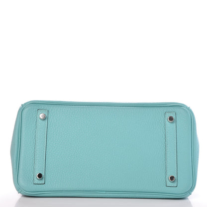 Hermes Togo Birkin 30 Bleu Atoll 6 of 30