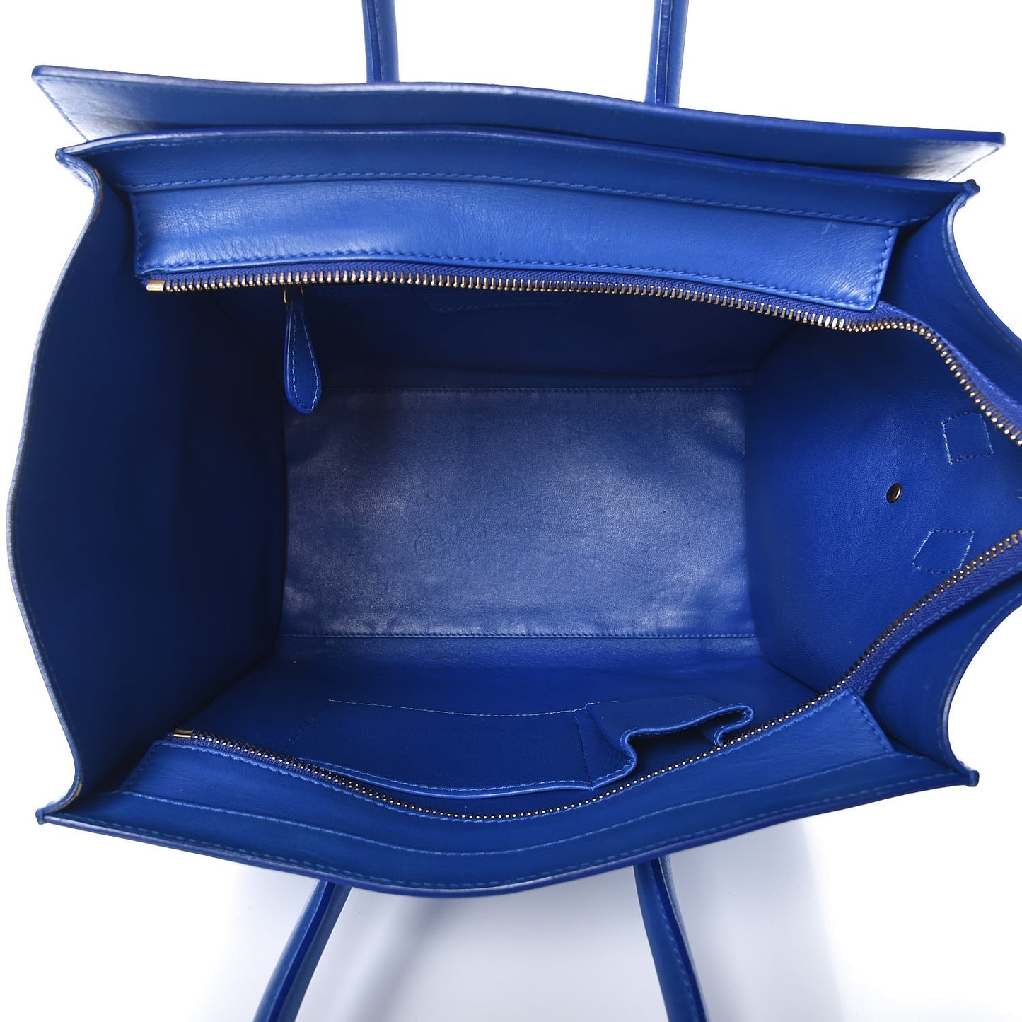 Smooth Calfskin Mini Luggage Royal Blue