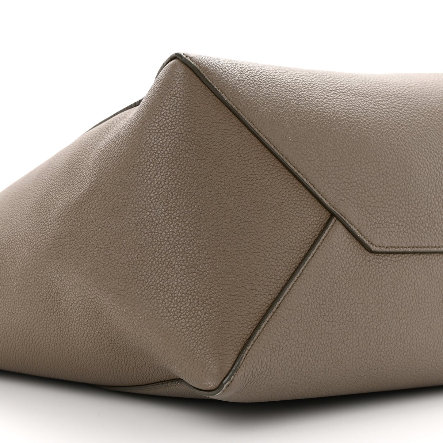 Soft Grained Calfskin Small Belt Cabas Phantom Taupe