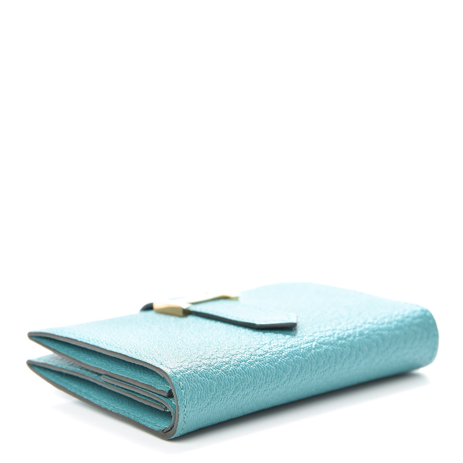 Hermes Chevre Mysore Mini Bearn Wallet Vert Verone 4 of 8