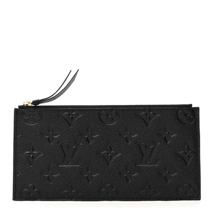 Louis Vuitton Empreinte Felicie Chain Wallet Zippered Insert Black 1 of 6